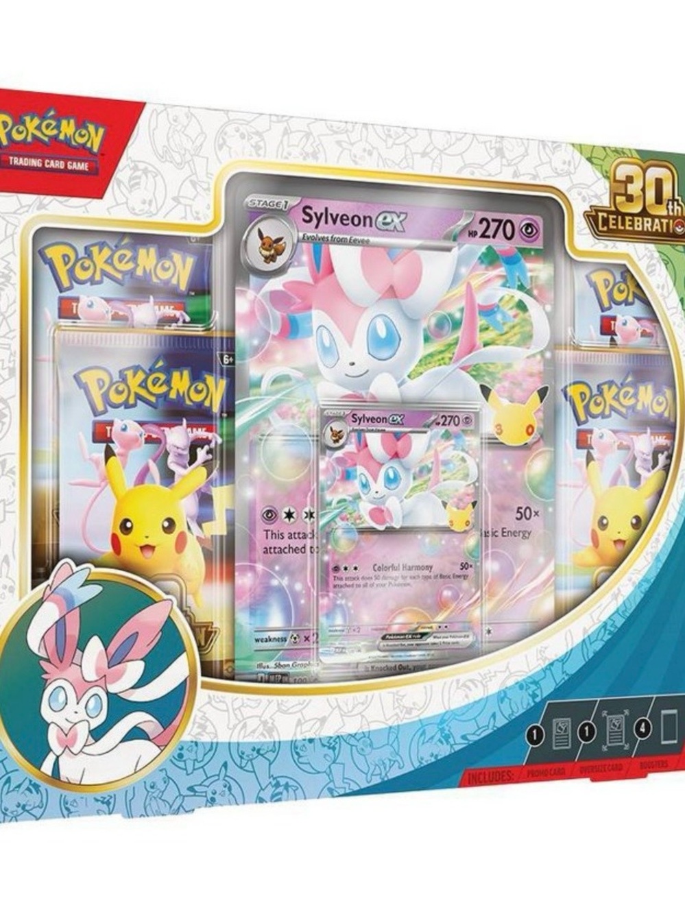 Pokemon Sylveon EX Collectible Box - Pink and White